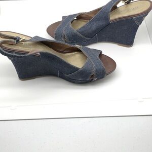 Guess Denim Slingback Size 8.5